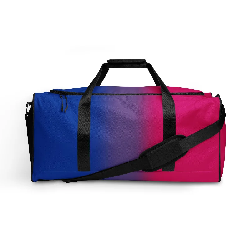 Bisexual Bi Pride Weekender Duffle Bag in Ombre