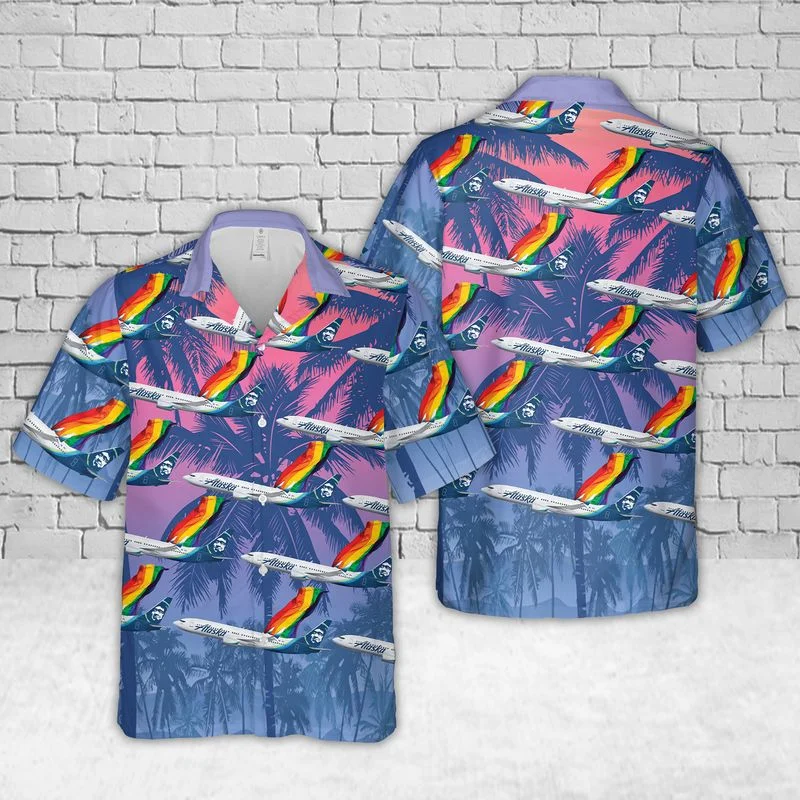 Pride Hawaiian Shirt, Alaska Fly With Pride Hawaiian Shirt, Hawaiian Shirts Lesbian, Lgbt Hawaiian Pride Hawaiian Shirt, Alaska Fly With Pride Hawaiian Shirt, Hawaiian Shirts Lesbian, Lgbt Hawaiian