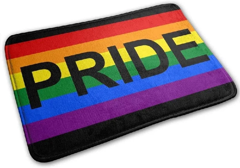 Gay Pride Doormat Print Non Slip Bath Mat Rug For Indoor, Floor Mat, Welcome Entrance Door Mats Gay Pride Doormat Print Non Slip Bath Mat Rug For Indoor, Floor Mat, Welcome Entrance Door Mats