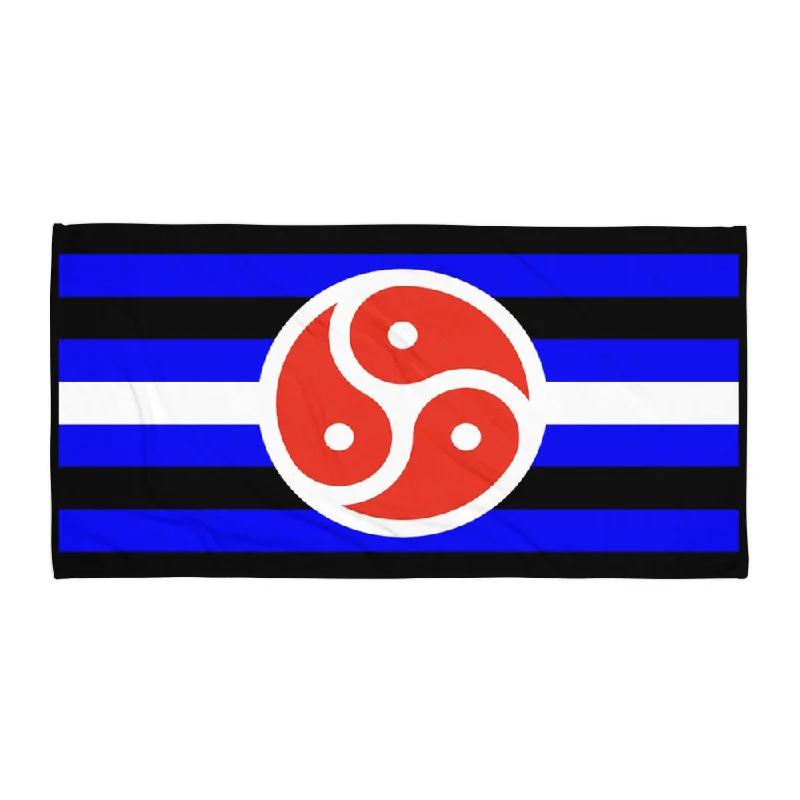 BDSM Pride Flag Beach Blanket Towel
