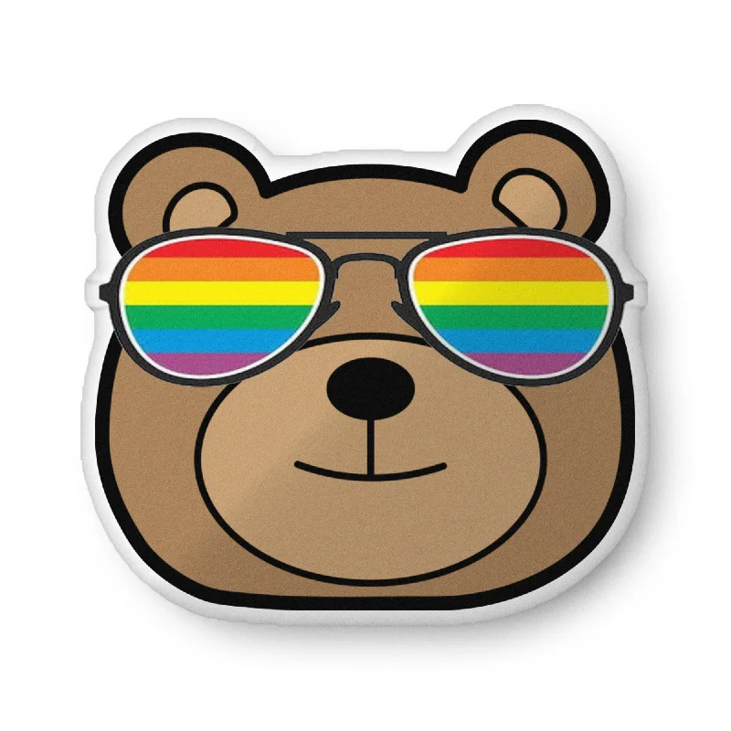 Gay Bear Pride Face Shaped Pillow