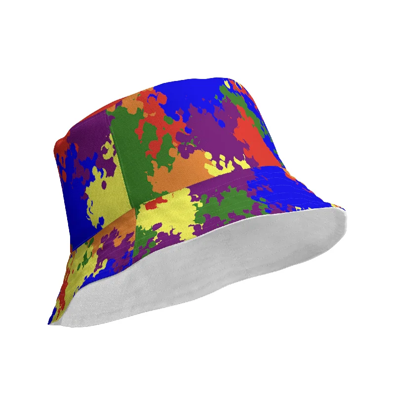 LGBTQ Pride Reversible Bucket Hat in Camouflage