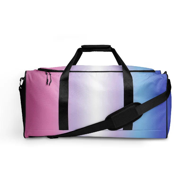 Bigender Pride Weekender Duffle Bag in Ombre