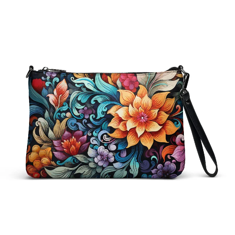 Modern Floral Purse Handbag