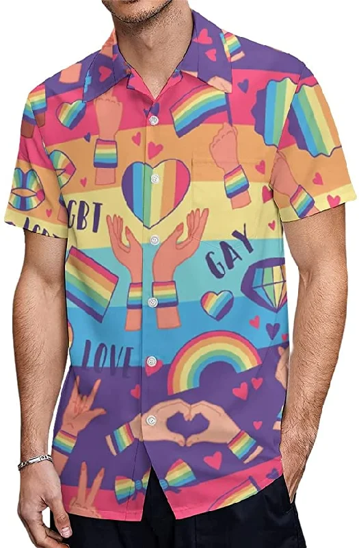 Gay Pride Hawaiian Shirt, Gay Hawaiian Shirt, Gift For Gay Man. Gift For Couple Gaymer Gay Pride Hawaiian Shirt, Gay Hawaiian Shirt, Gift For Gay Man. Gift For Couple Gaymer