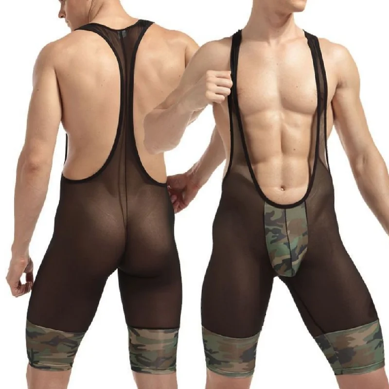Men's Mesh Camouflage Singlet