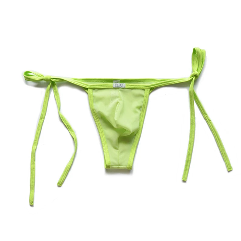 Men’s D.M. Tie-Side Mesh Thong
