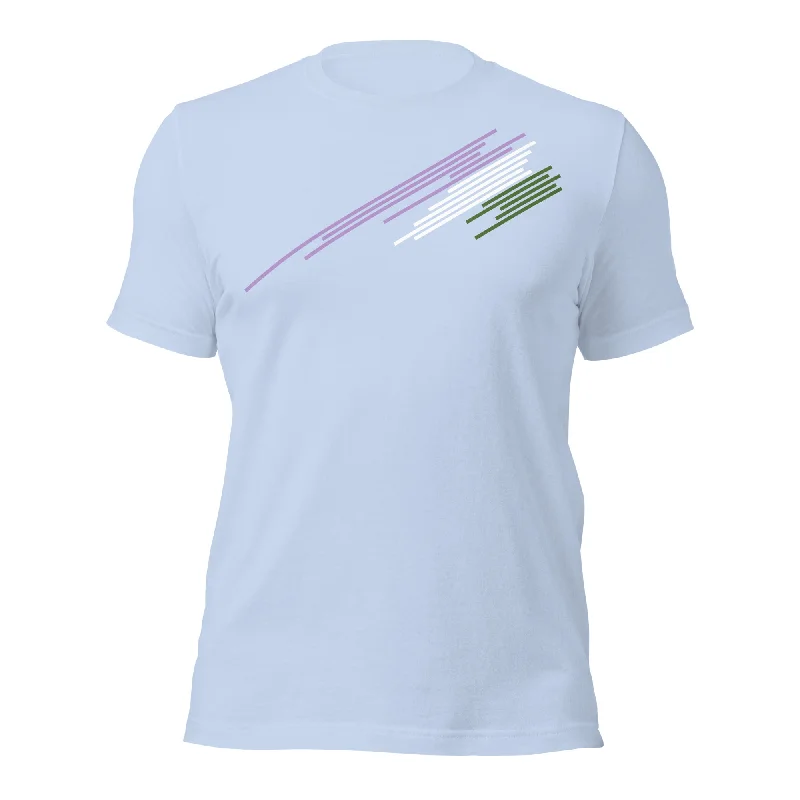 Graphic pride t-shirts with bold feminist slogans--Genderqueer Modern T-Shirt