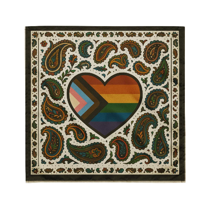 Progressive Pride Heart Bandana