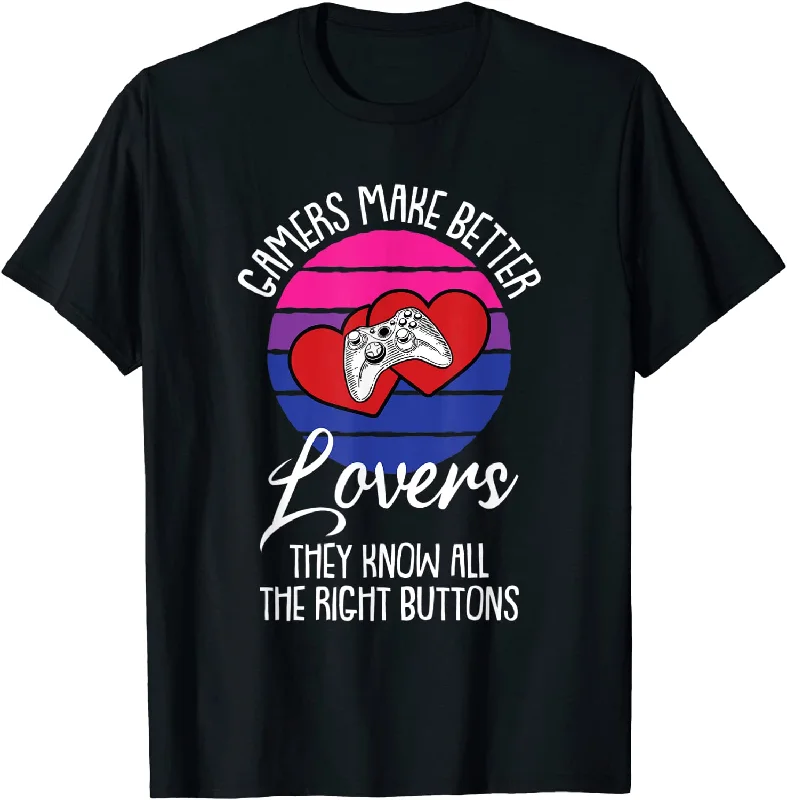 T Shirt For LGBT Gamer Bi Sexual Pride Month Gaming Shirt