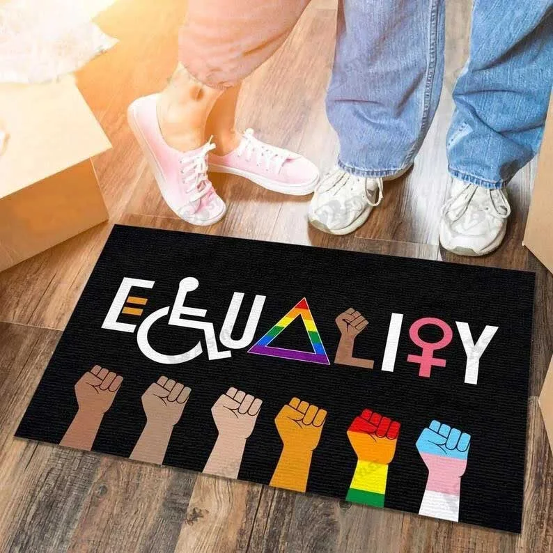 Equality Doormat, Lgbt Pride Doormat, Gift For Equality, Equality Gifts