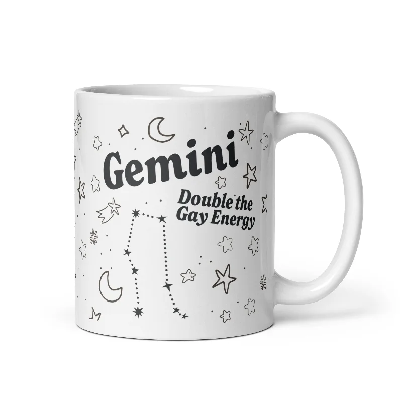 Gemini Double The Gay Energy Mug