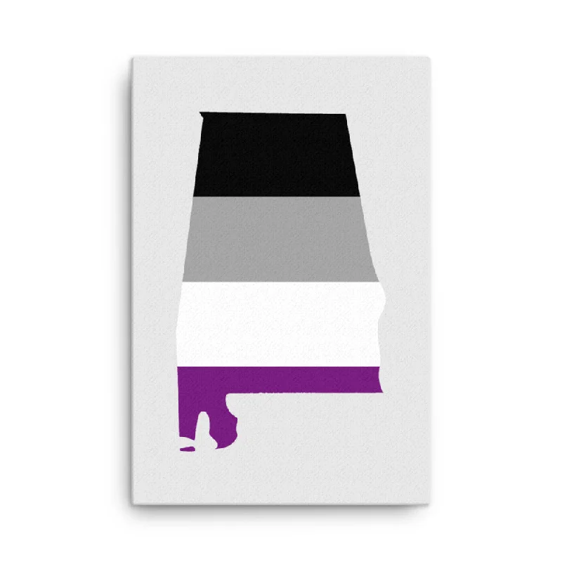 Alabama Asexual Canvas Wall Art
