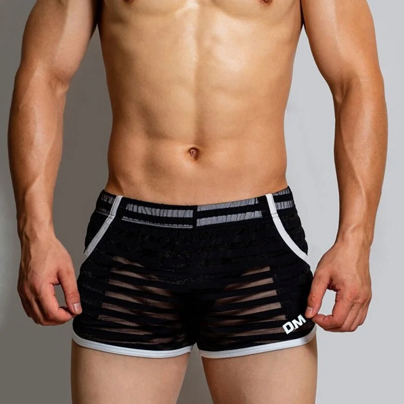 DM Striped Mesh Gym Shorts