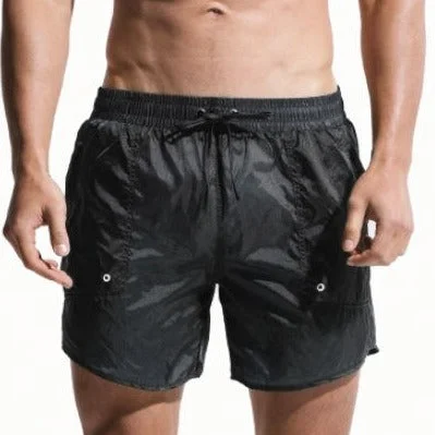 Desmiit Men's See Through Board Shorts