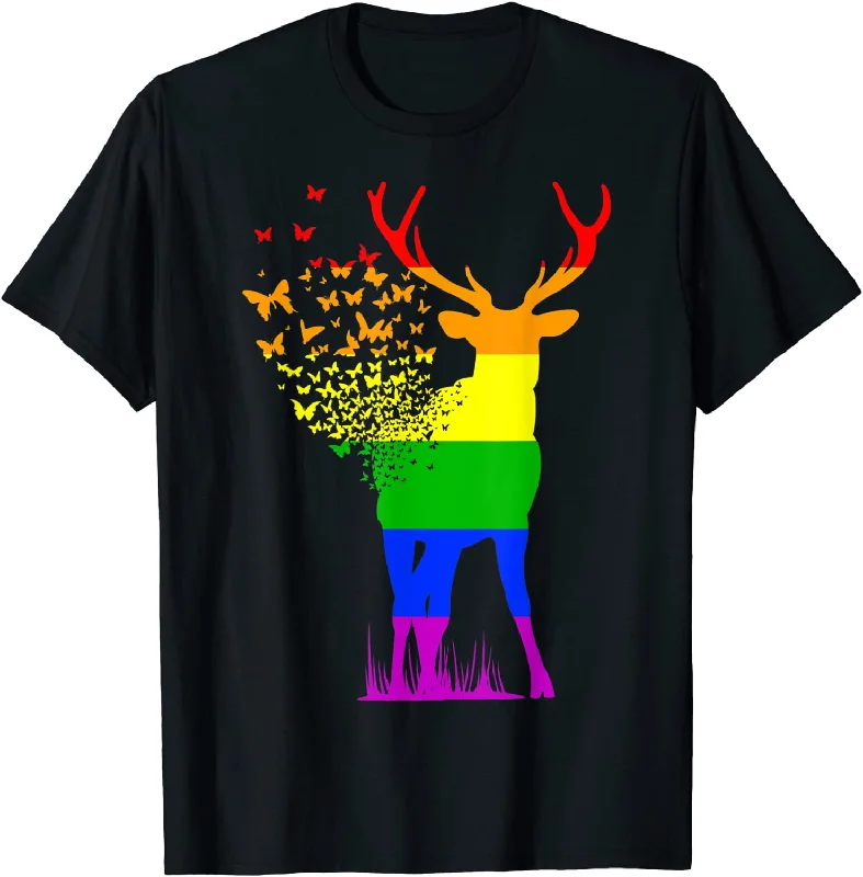 Shirt Gift For Hunter Gay, Hunting Gay Pride Shirt, LGBT Rainbow Hunting Gay Pride T-Shirt Shirt Gift For Hunter Gay, Hunting Gay Pride Shirt, LGBT Rainbow Hunting Gay Pride T-Shirt