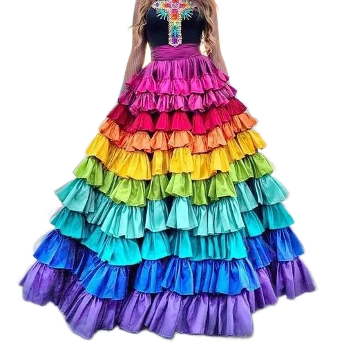 Comfortable graphic tees for daily LGBTQ+ pride wear--The Most High Pride Rainbow Skirt Comfortable graphic tees for daily LGBTQ+ pride wear--The Most High Pride Rainbow Skirt