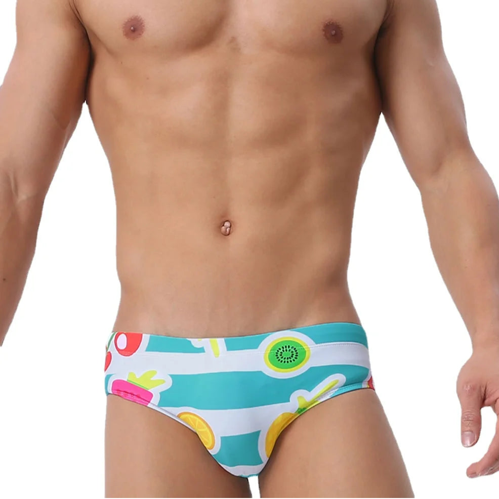 Men’s Fruity Fantasy Swim Briefs
