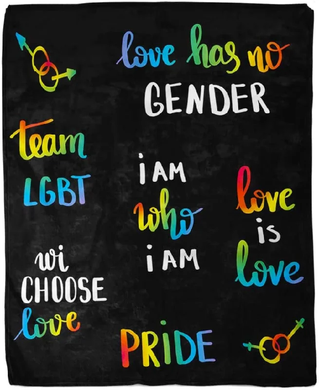 Throw Blanket Gay Pride Lettering Inspirational Lgbt Rights Homosexuality Warm Cozy Print Flannel Home Decor Blanket Throw Blanket Gay Pride Lettering Inspirational Lgbt Rights Homosexuality Warm Cozy Print Flannel Home Decor Blanket