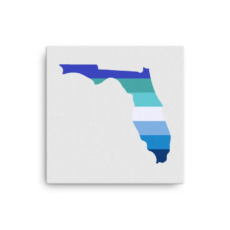 Florida Gay Mens MLM Pride Canvas Wall Art