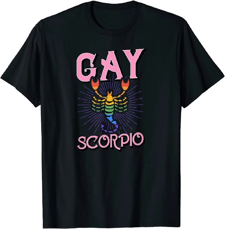 Scorpio T Shirt For Pride Month, Zodiac Sign Shirt, Horoscope Constellation Sky T-Shirt Scorpio T Shirt For Pride Month, Zodiac Sign Shirt, Horoscope Constellation Sky T-Shirt