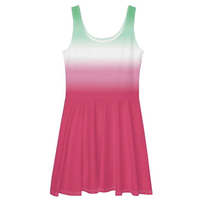 Abrosexual Skater Dress