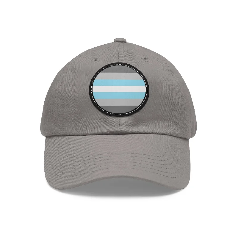 Demiboy Pride Hat with Round Patch
