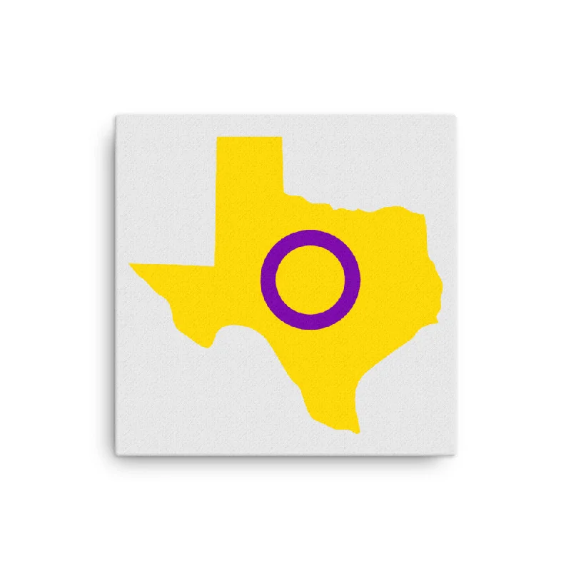 Texas Intersex Pride Canvas Wall Art