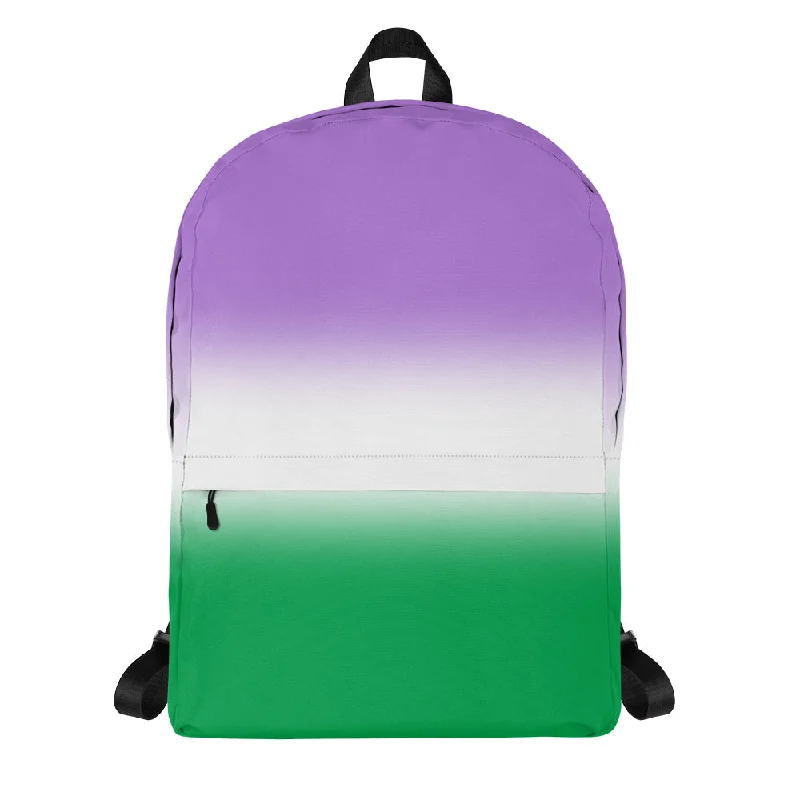 Genderqueer Pride Backpack - Ombre