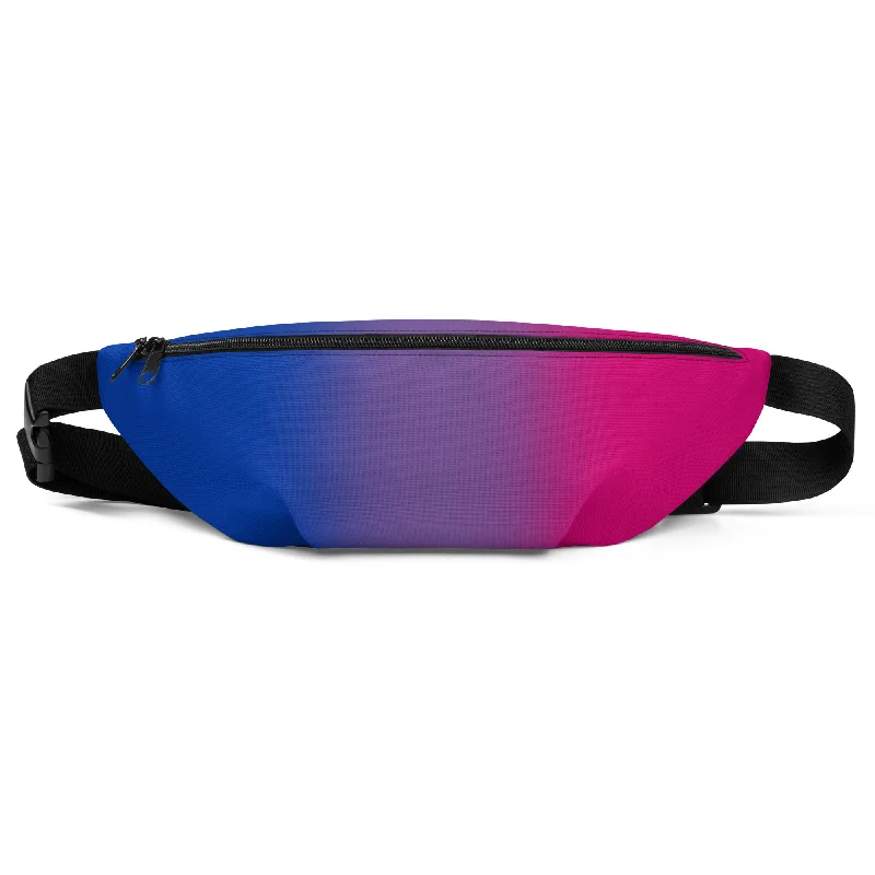 Bisexual Bi Pride Crossbody Fanny Pack in Ombre