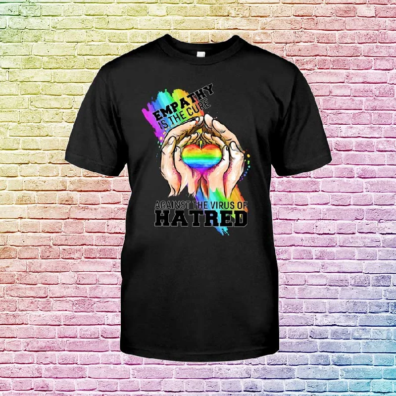 Lesbian Shirt For LGBT Month, Pride Empathy Is The Cure Classic T-Shirt, Gift For Couple Gaymer Lesbian Shirt For LGBT Month, Pride Empathy Is The Cure Classic T-Shirt, Gift For Couple Gaymer