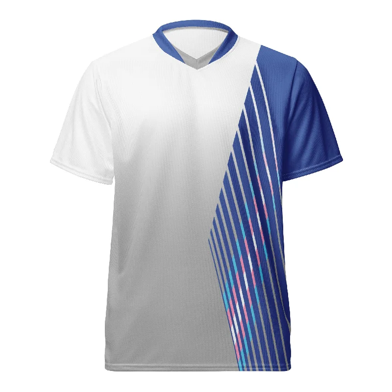 Affordable graphic tees for college pride clubs--Transgender Pride Unisex Sports Jersey Affordable graphic tees for college pride clubs--Transgender Pride Unisex Sports Jersey