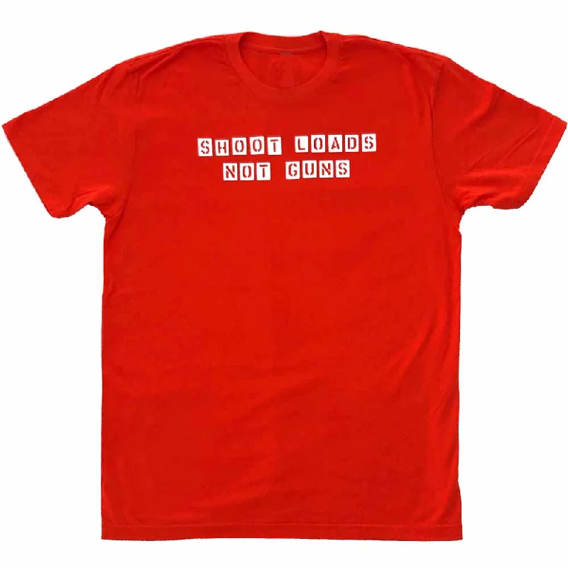 Shoot Loads Not Guns #1 Orange T-Shirt - Gays Against Guns