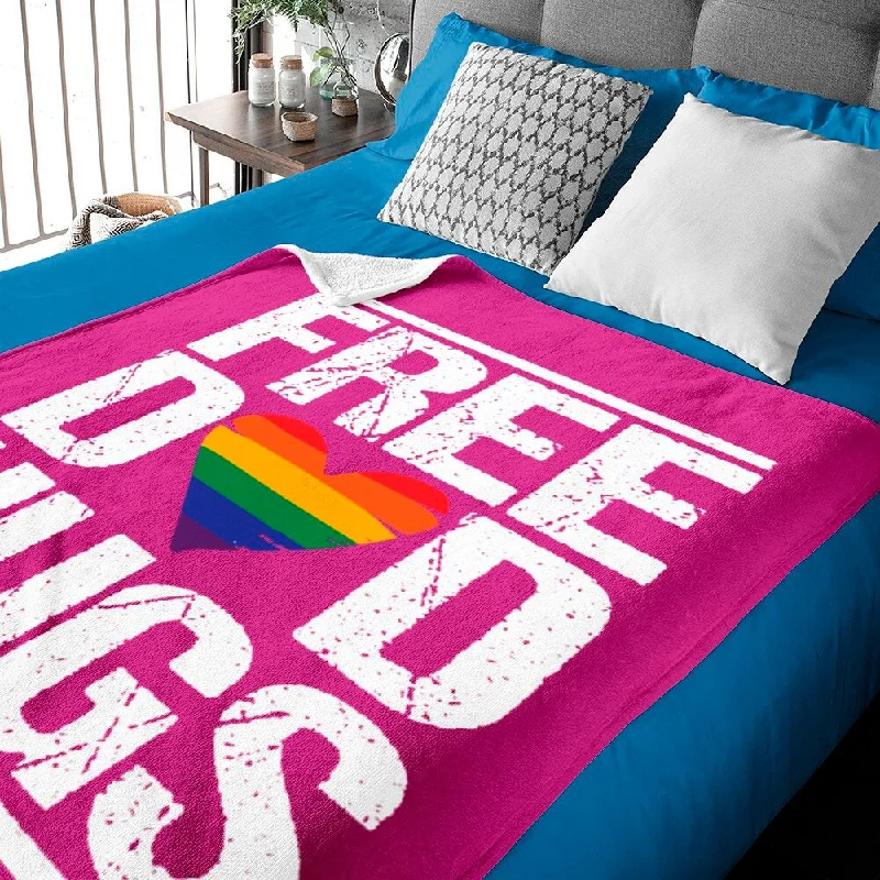 Free Dad Hugs Lgbt Blanket Lgbt Pride Daddy Papa Baby Blanket, Gift For Couple Gay Man Gaymer Gift Free Dad Hugs Lgbt Blanket Lgbt Pride Daddy Papa Baby Blanket, Gift For Couple Gay Man Gaymer Gift