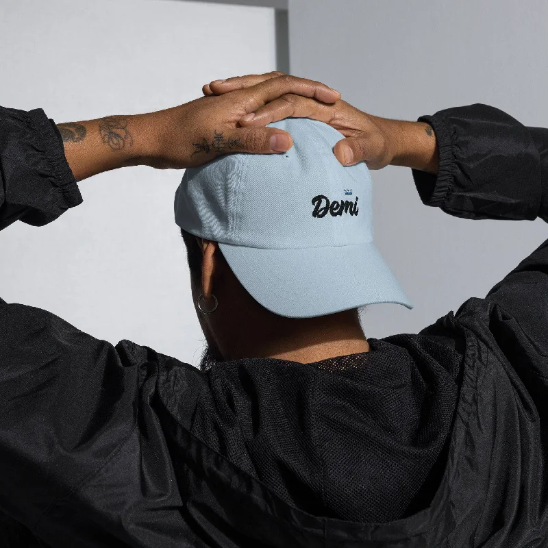 Demiboy Pride Royalty Crown Dad hat