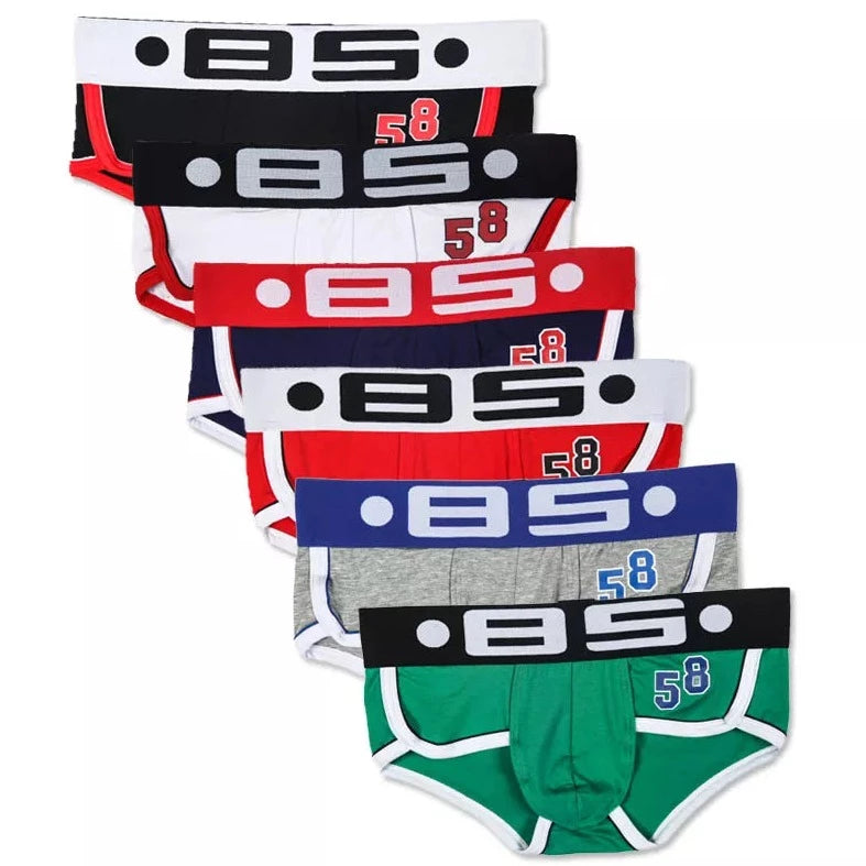 Men's 85 Collection Running Square Cut Boxer Briefs 6-Pack