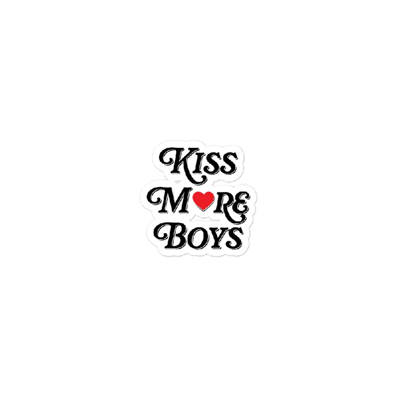 Kiss More Boys Stickers