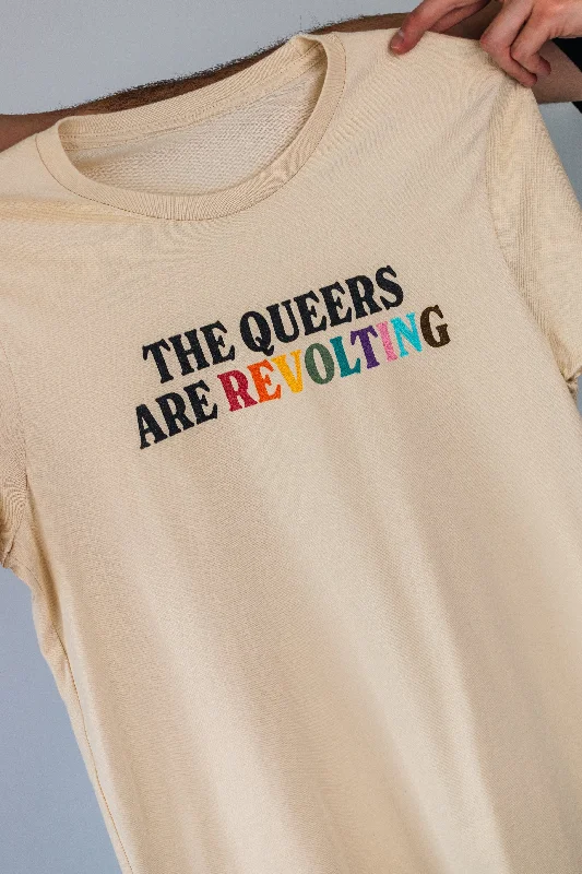 Graphic pride t-shirts with bold love is love prints--The Queers Are Revolting Unisex T-Shirt Graphic pride t-shirts with bold love is love prints--The Queers Are Revolting Unisex T-Shirt