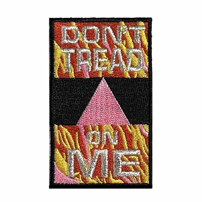 Don't Tread On Me Pink Triangle Patch