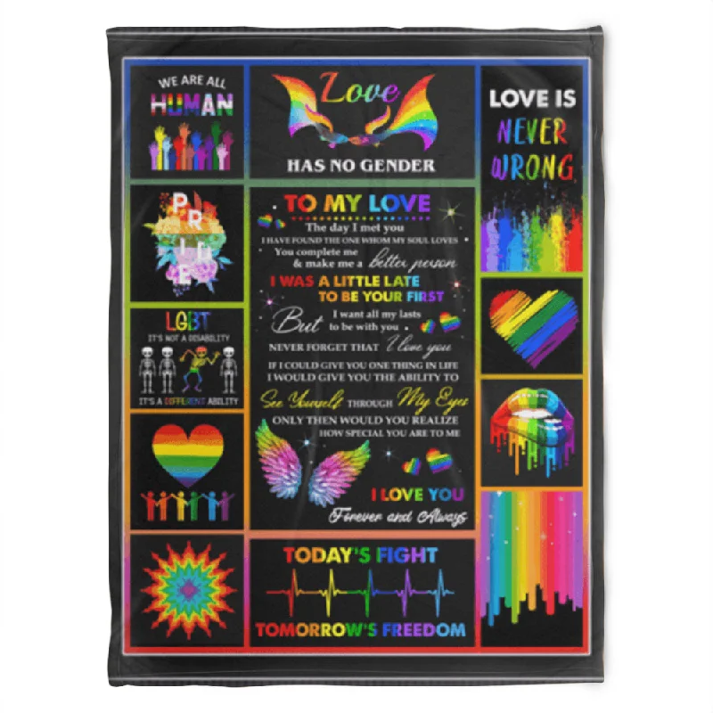 To My Love Lgbt The Day Met You,Soft Blanket, Fleece Blanket.Home Decor Bedding Couch Sofa For Lgbt To My Love Lgbt The Day Met You,Soft Blanket, Fleece Blanket.Home Decor Bedding Couch Sofa For Lgbt