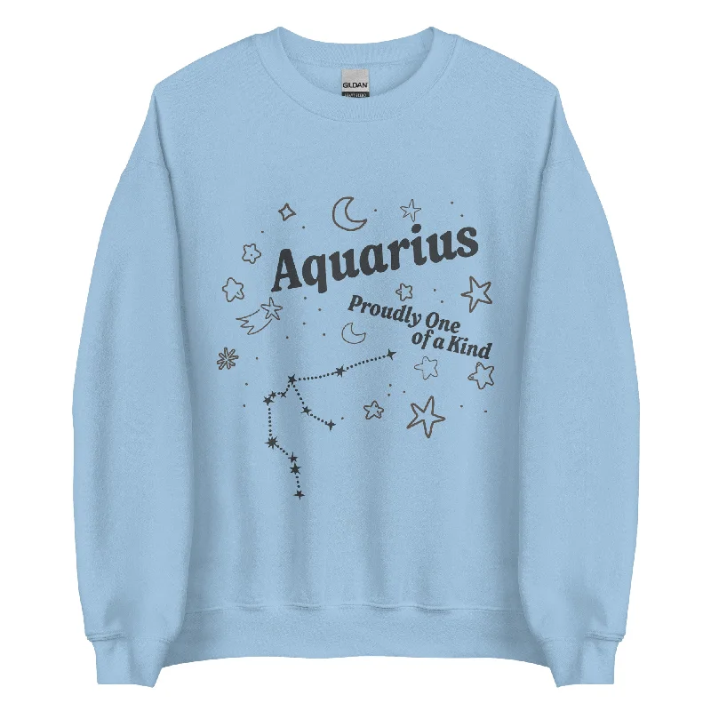 Soft cotton hoodies for LGBTQ+ community--Aquarius Proudly One of a Kind Unisex Sweatshirt Soft cotton hoodies for LGBTQ+ community--Aquarius Proudly One of a Kind Unisex Sweatshirt