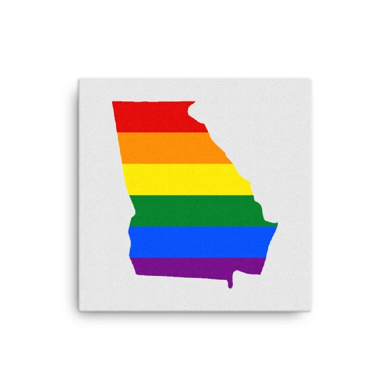 Georgia LGBTQ Pride Canvas Wall Art
