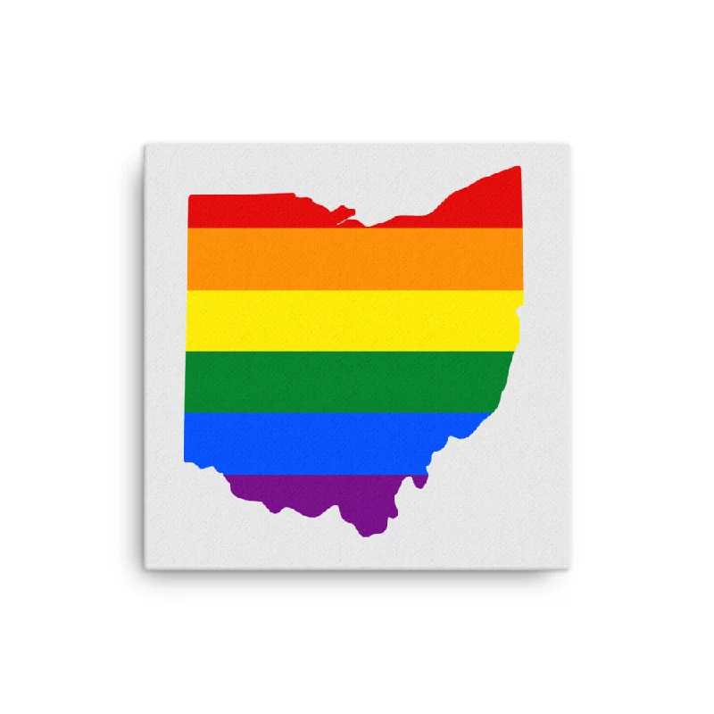 Ohio LGBTQ Pride Canvas Wall Art
