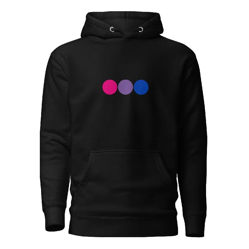 Bisexual Bi Pride Hoodie Circles