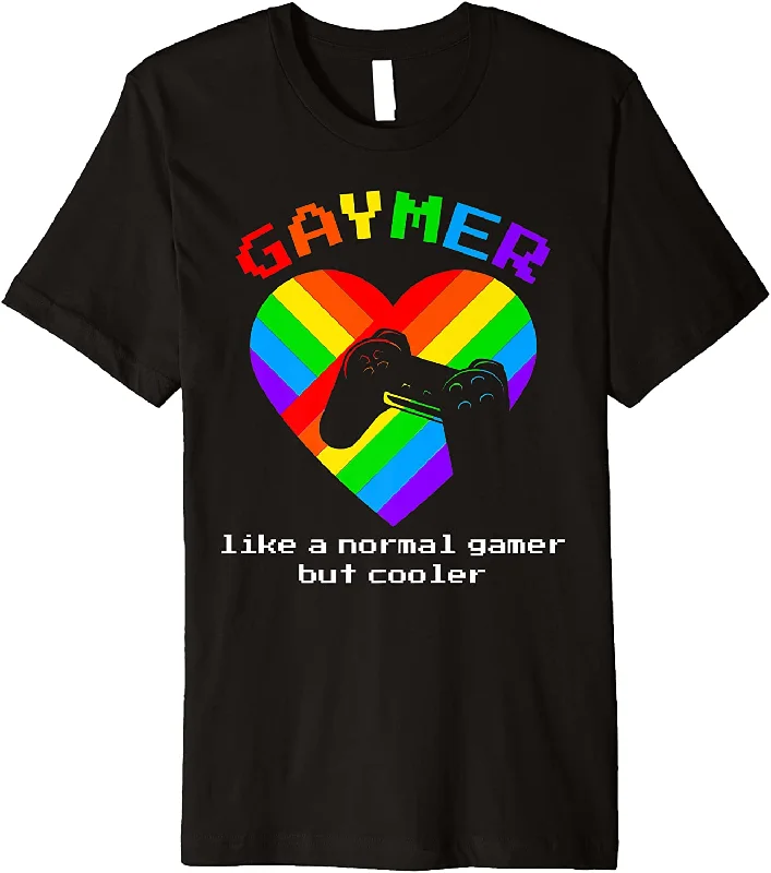 Gaymer Shirt Proud LGBT Pride Gamer, Video Gay Game Lover T-Shirt