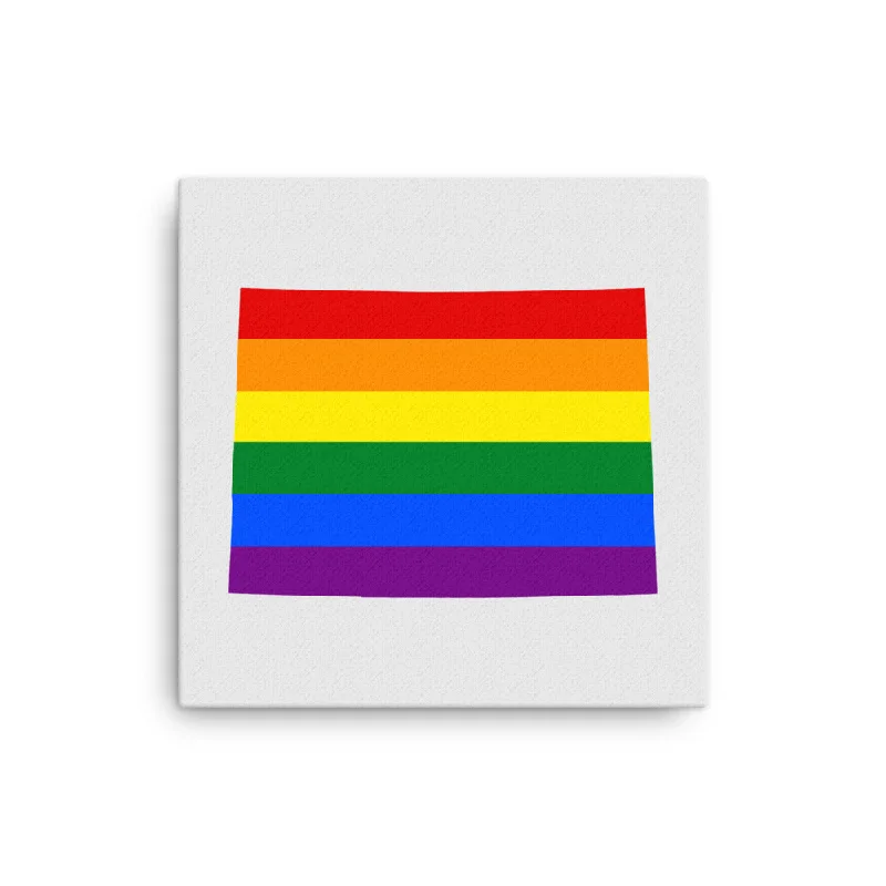 Colorado LGBTQ Pride Canvas Wall Art