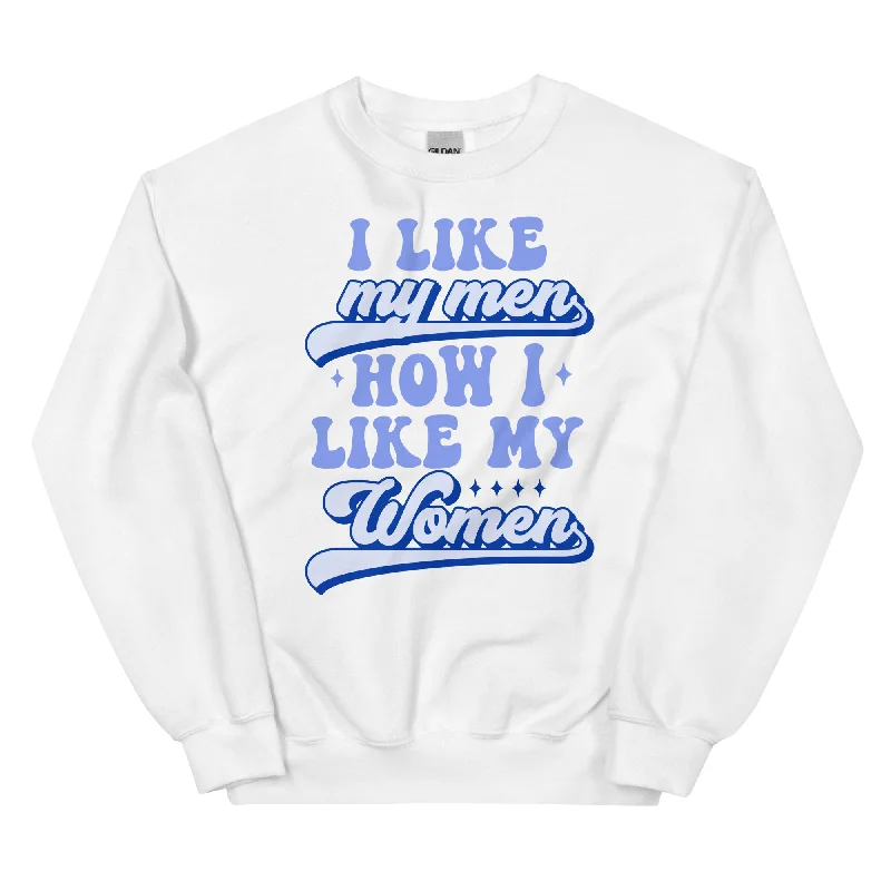 Hoodies with embroidered LGBTQ+ pride patches--I LIKE my men HOW I LIKE MY WOMEN Unisex Sweat Shirt Hoodies with embroidered LGBTQ+ pride patches--I LIKE my men HOW I LIKE MY WOMEN Unisex Sweat Shirt