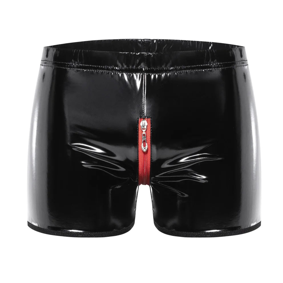 Men’s Zipper All-Access Glossy Boxers