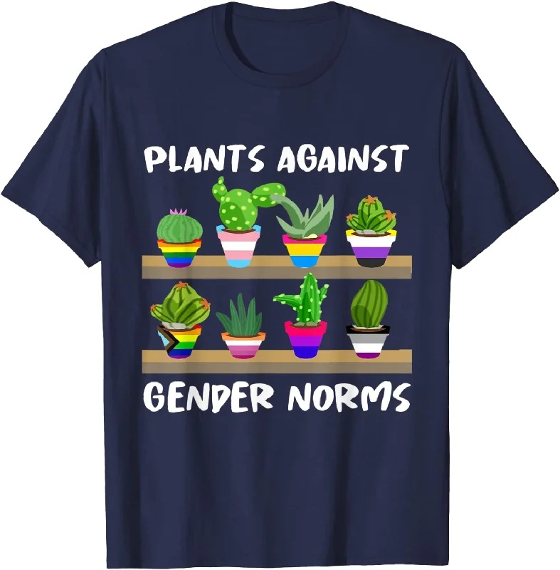 Gardening T Shirt For Pride Month, Plants Against Gender Norms LGBT Pride Gardener Shirt Gardening T Shirt For Pride Month, Plants Against Gender Norms LGBT Pride Gardener Shirt