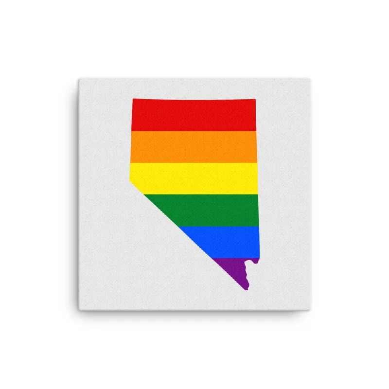 Nevada LGBTQ Pride Canvas Wall Art